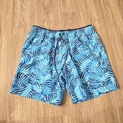 COOLIBAR Mens Hawaiian Swim Shorts Trunks, Lined, UV SPF Sun Protection 50+  M