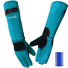 23.6 inches Animal Handling Glove Anti Scratch Protective Gloves Bite Resista...