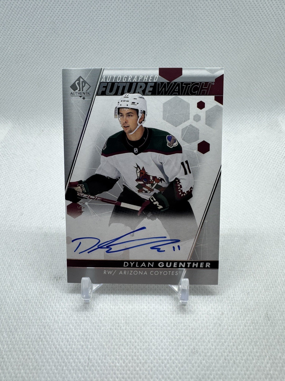 2022-23 SP Authentic Dylan Guenther Future Watch Auto Rookie FWA RC /999