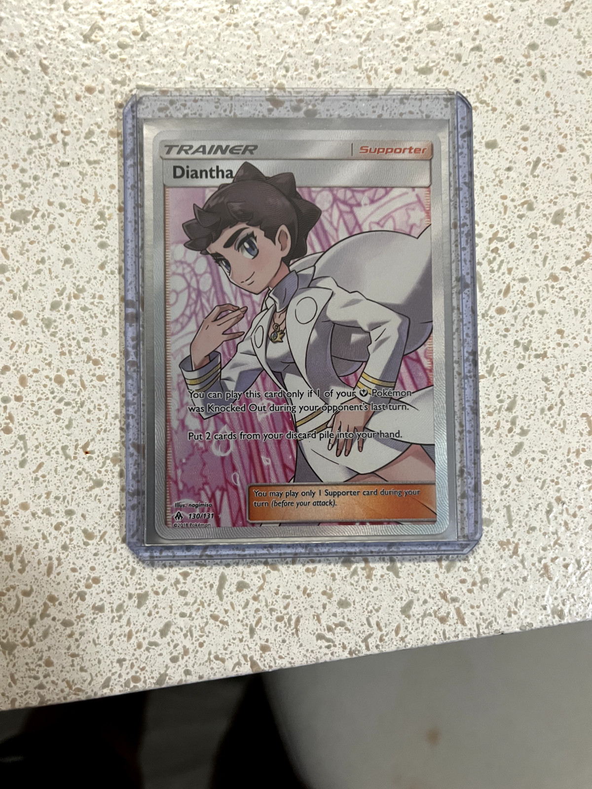 Diantha (Full Art) 130/131 Sm-Forbidden Light Holo Near Mint Condition