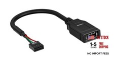 Motherboard USB 2.0 to Type C Front Panel Cable, USB3.2 Gen 1 Front Panel USB-C