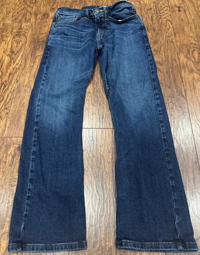 Wrangler Jeans Men’s 29x30 Dark Blue Denim Relaxed Fit Boot Cut