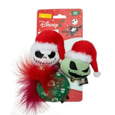 NEW Nightmare Before Christmas 3-Pack Cat Toys with Catnip