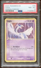 2005 POKEMON EX UNSEEN FORCES LUGIA #29/115 RARE NON-HOLO PSA 8 E8