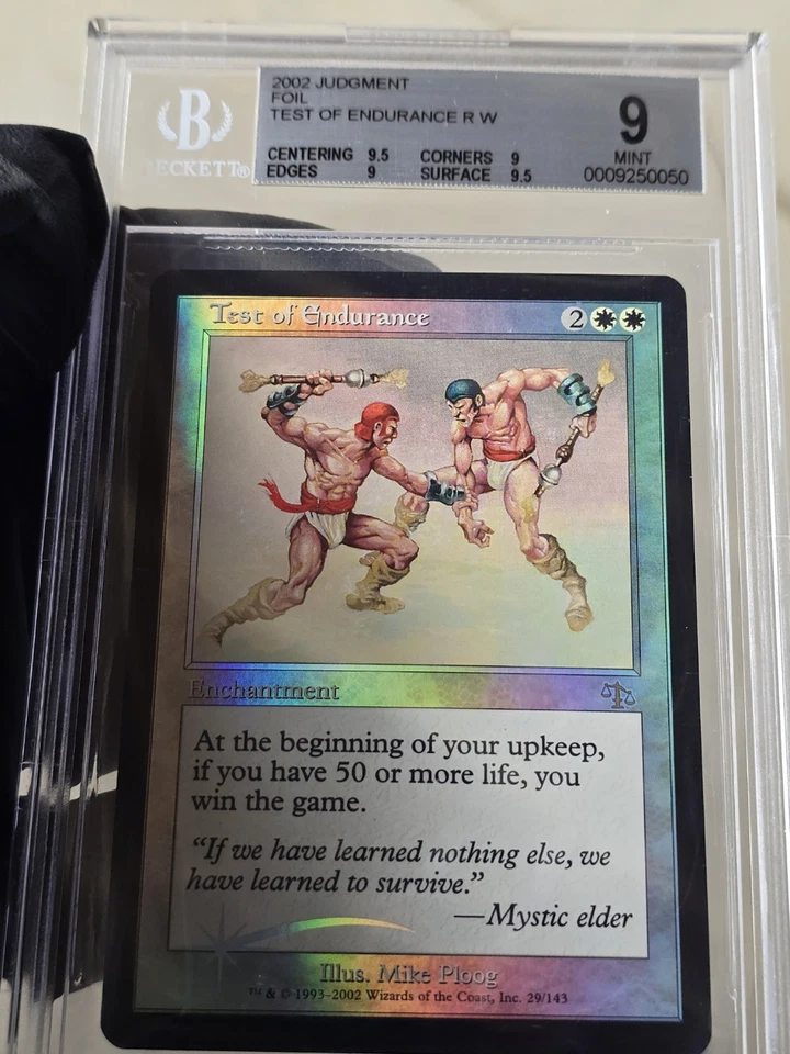 Test of Endurance 2002 Judgment Foil BGS 9 Mint MTG Rare – Subgrades 9.5/9.5/9/9 - Image 2 of 4