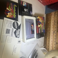 SNES LEMMINGS Complete CIB Box Game POSTER Super Nintendo Sunsoft