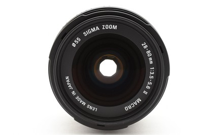 TOP MINT] SIGMA Zoom 28-80mm f/3.5-5.6 ii Macro AF Lens for Canon
