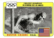 1983 Topps Greatest Olympians #99 Buster Crabbe