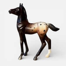 Breyer Stablemates Dark Bay Blanket Standing Foal | 1:32 Model Horses | #5406
