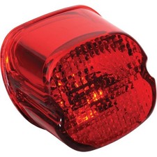 Drag Specialties Laydown Taillight Lens with Bottom Tag Window 2010-0783