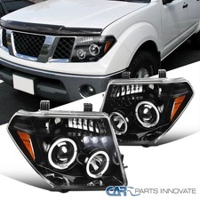 Pearl Black Fit 2005-2008 Frontier 2005-2007 Pathfinder Projector Headlight Lamp