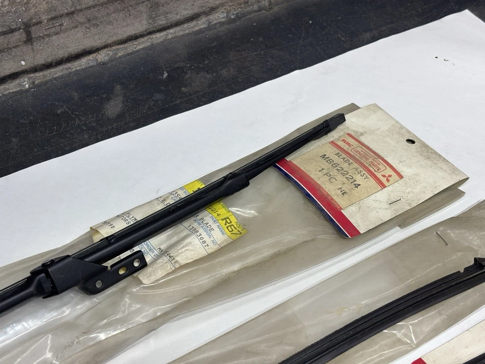NOS Mopar Ram 50 Mitsubishi Mighty Max Windshield Wiper Parts Wiper Arm Blades - Image 2 of 4