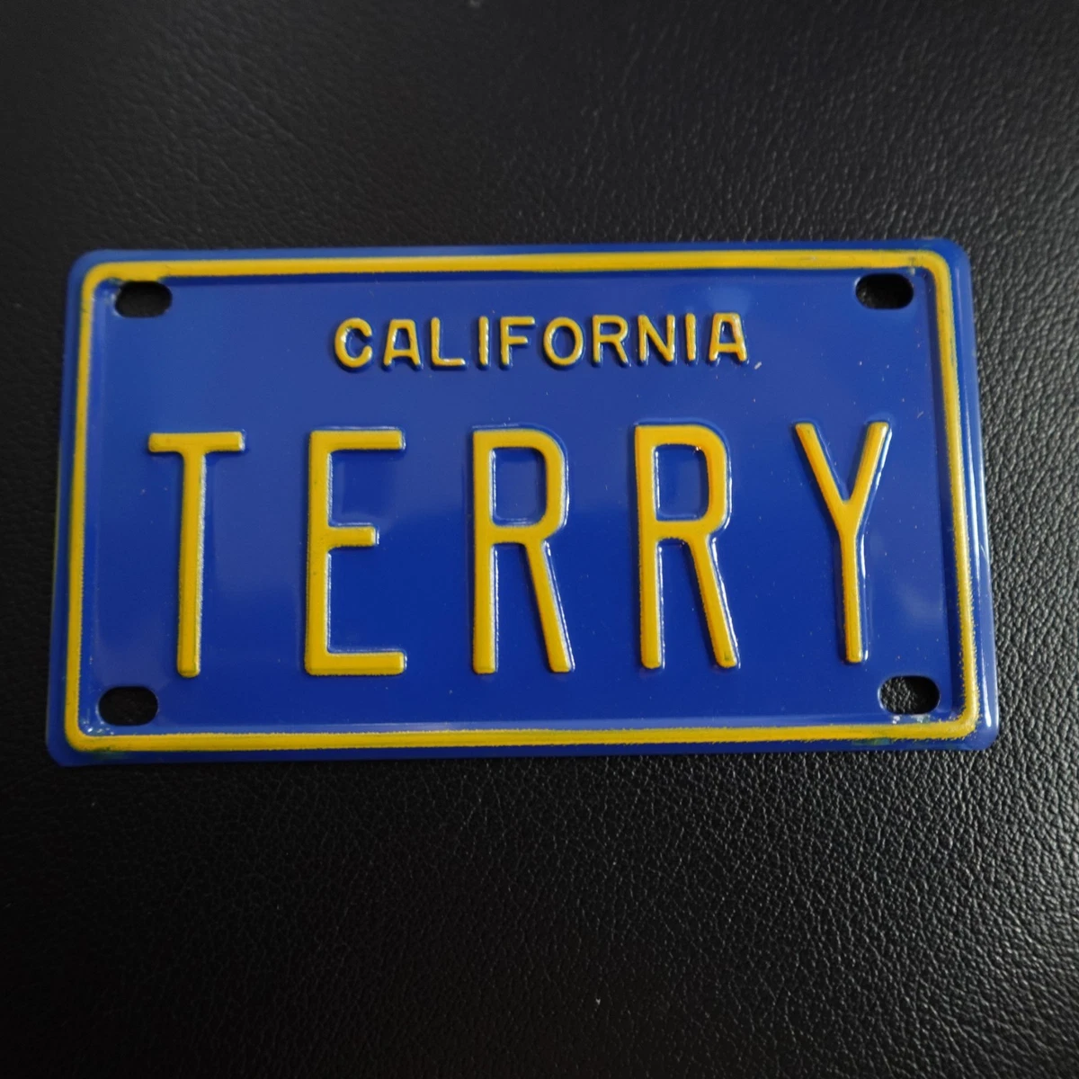 Vintage 1970s Arizona Mini Bike Vanity Plate – Metal, Pedal Car Size