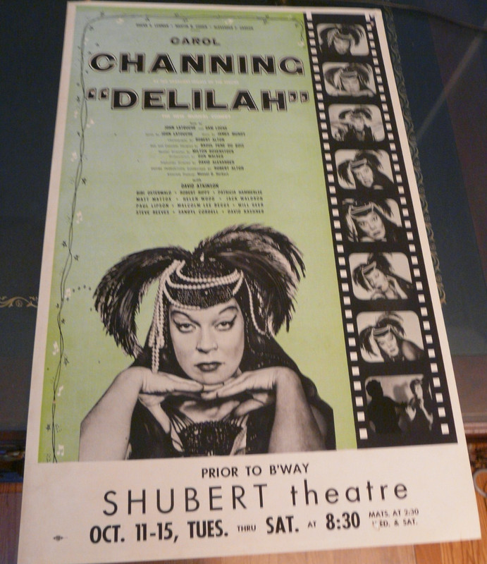 FLOP MUSICAL-"DELILAH" THEN CALLED "THE VAMP "CAROL CHANNING-STEVE REEVES