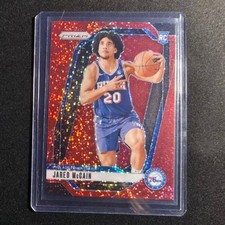 🐙ZG 2024-25 PANINI PRIZM RED SPARKLE PRIZM RC JARED MCCAIN #222