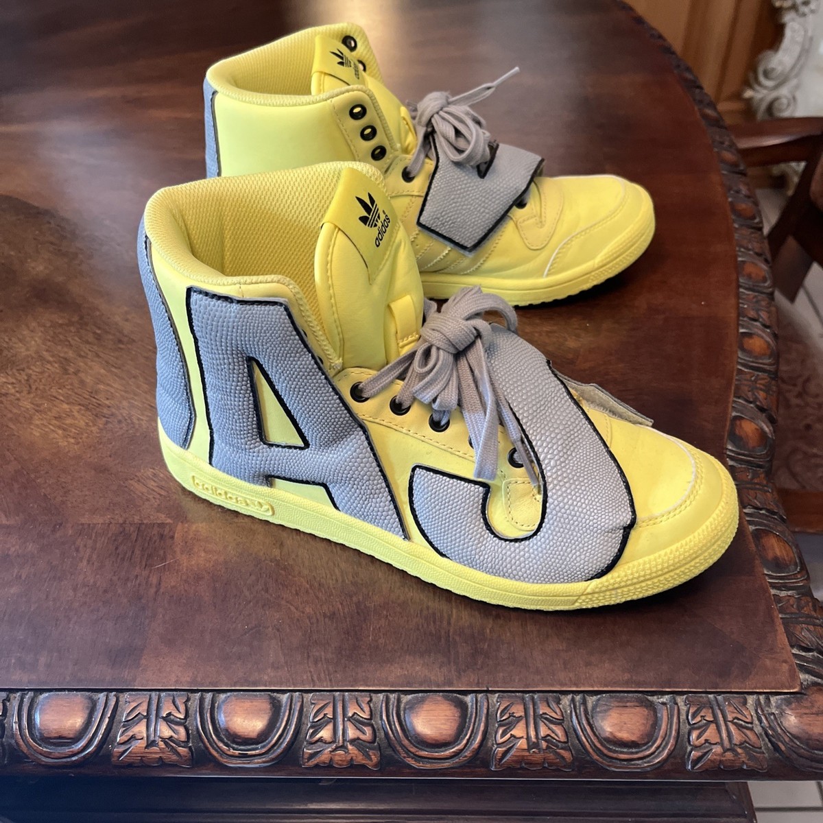 希少✴︎adidas Jeremy Scott スニーカー ビッグロゴ Adidas Rare Jeremy Scott Men's Size 8 | eBay