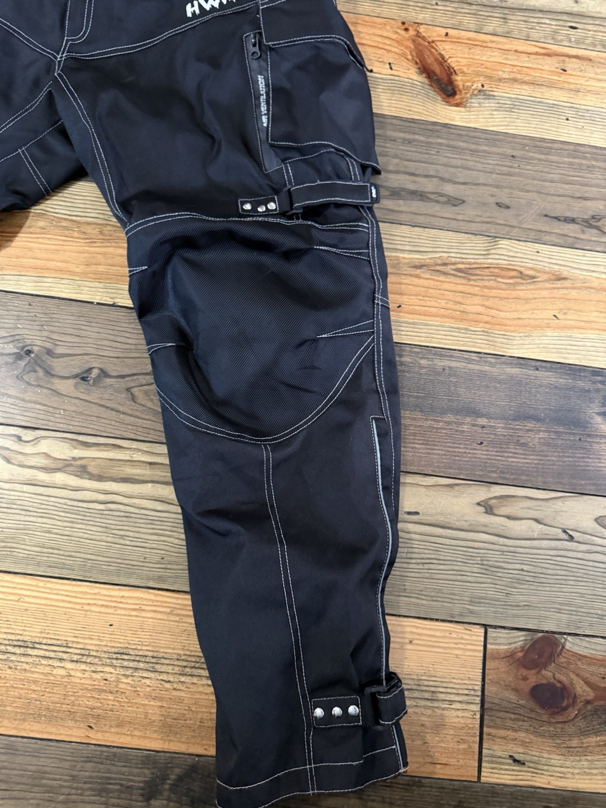 HWK Motorcycle Pants Air Vent Elastic Waistband Cordura Fabric CE Armor Mens XXL