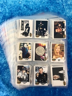 Batman The Movie 1st Series complete trading card set Topps UK 2nd Variation