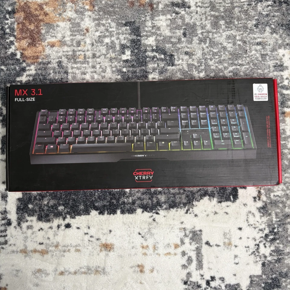 CHERRY XTRFY MX 3.1 Keyboard 100% full size backlit USB-C QWERTZ G80-3890HJAUS-2 - Image 2 of 4