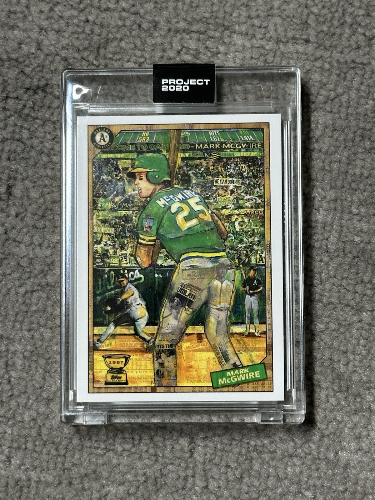 2020 Topps Project 2020 1987 Topps /19894 Mark McGwire Andrew Thiele #97