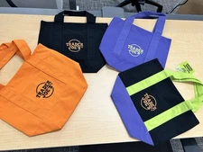 Trader Joes Mini Tote Bags - Halloween Set Of 4 -