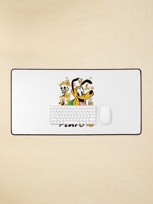 Disney Funny Pluto Dog And Friend Large Desk Mat Gift For Friends 