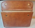 Allan Edward Brown Men's Briefcase Document Case Top Handle Push Lock — photo 3