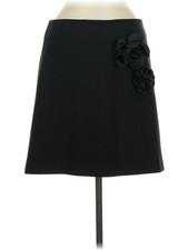Maeve by Anthropologie Women Black Formal Skirt 8