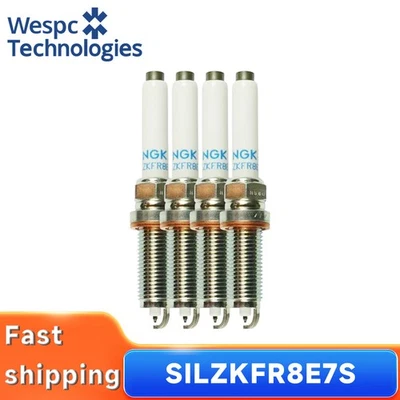 Genuine SILZKFR8E7S 90654 Iridium Platinum Spark Plug for Mercedes-Benz 4Pcs - Image 1 of 4