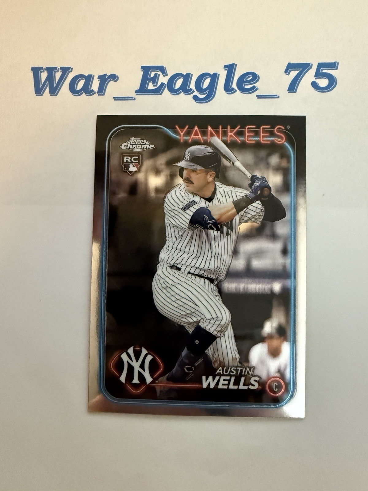 2024 Topps Chrome #281 Austin Wells🦅🦅