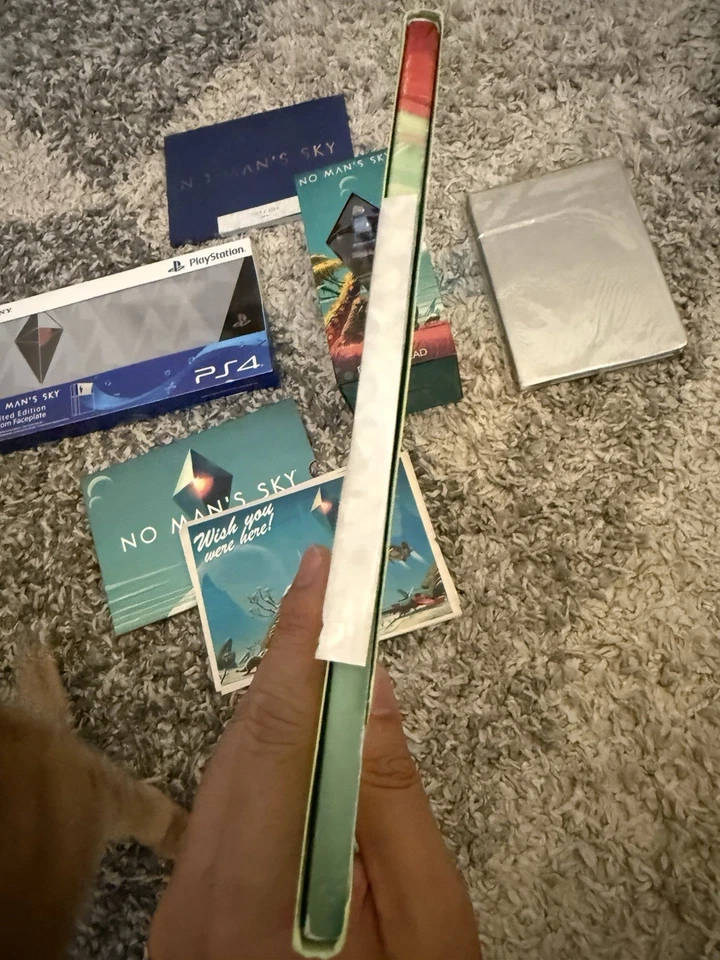 No Man's Sky PS4 PRESS KITS X2 MEDIA RARE Postcards PROMO Bubble Head Faceplate - Image 2 of 3