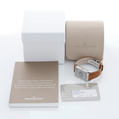 Jaeger LeCoultre Meteorite Reverso Q3838gae Duoface Stainless Steel Box & Card