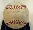 1968 New York Yankees Team Signed Baseball (25)