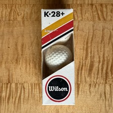Vintage New Wilson K-28 Golf Balls-Package of 3-Championship Quality Surlyn