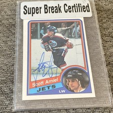 SCOTT ARNIEL SIGNED AUTOGRAPHED 1984 O-PEE-CHEE OPC CARD # 333 JETS Super Break