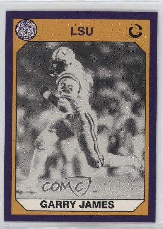 1990 Collegiate Collection LSU Tigers Garry James #75 0q1p