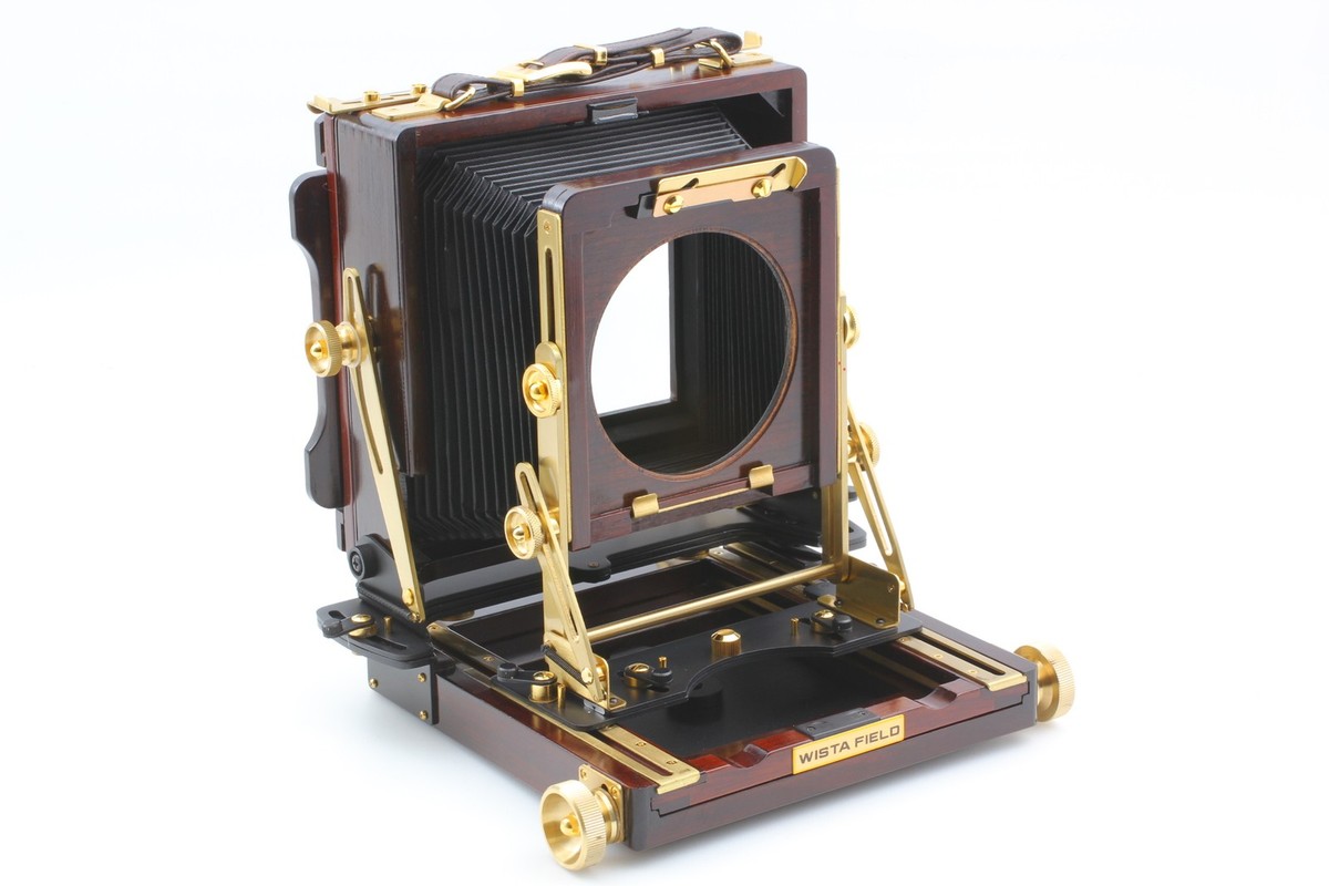 NOS [Top MINT] Wista Field 45 DX Rose Wood 4x5 Film Camera From