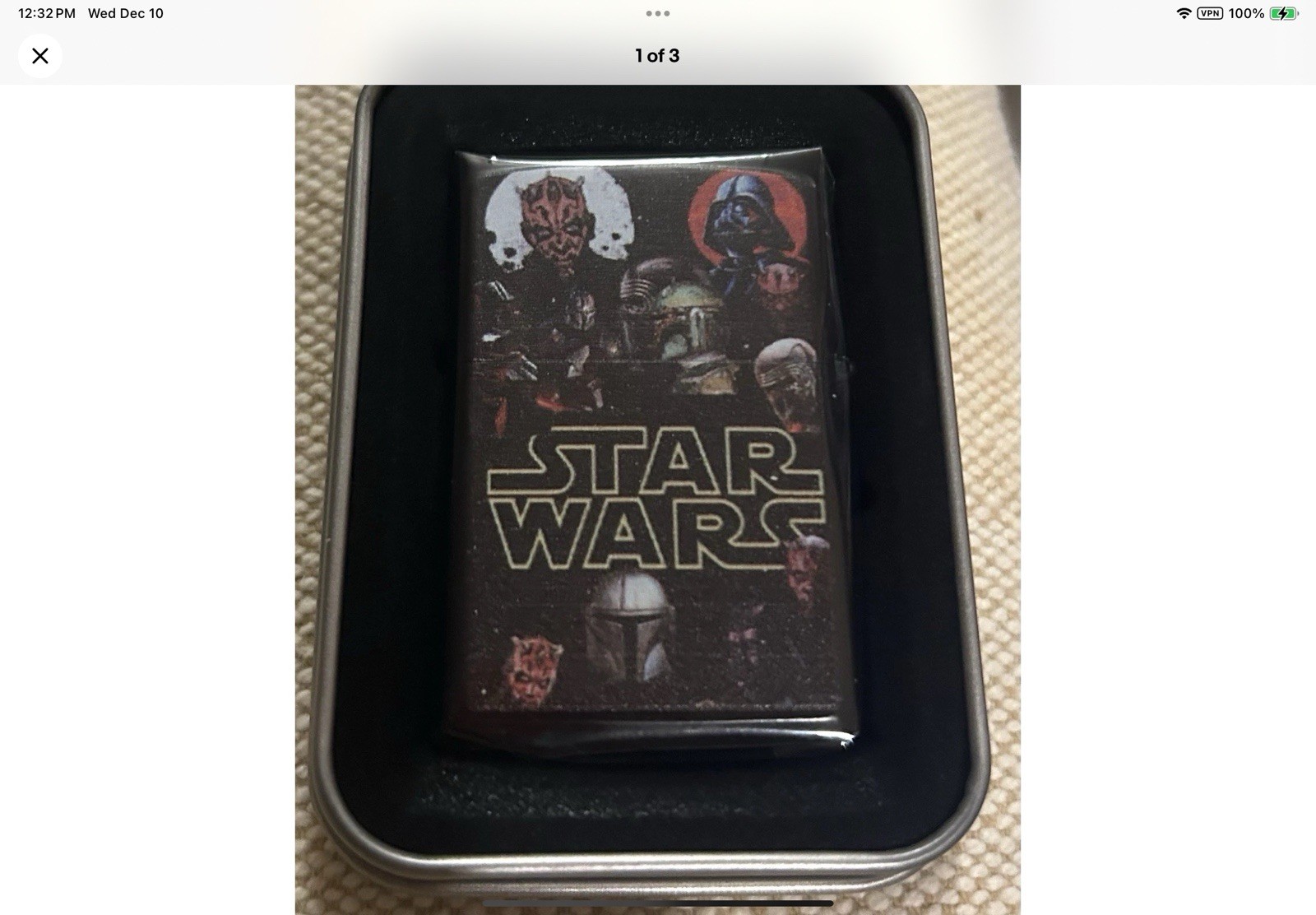 Star Wars Sith Characters Fluid Lighter