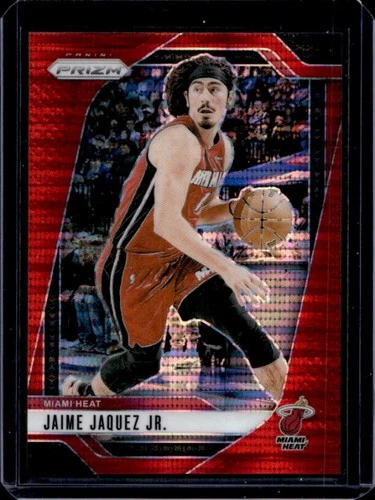 2024-25 Panini Prizm Jaime Jaquez Jr. Red Pulsar #/75 Heat