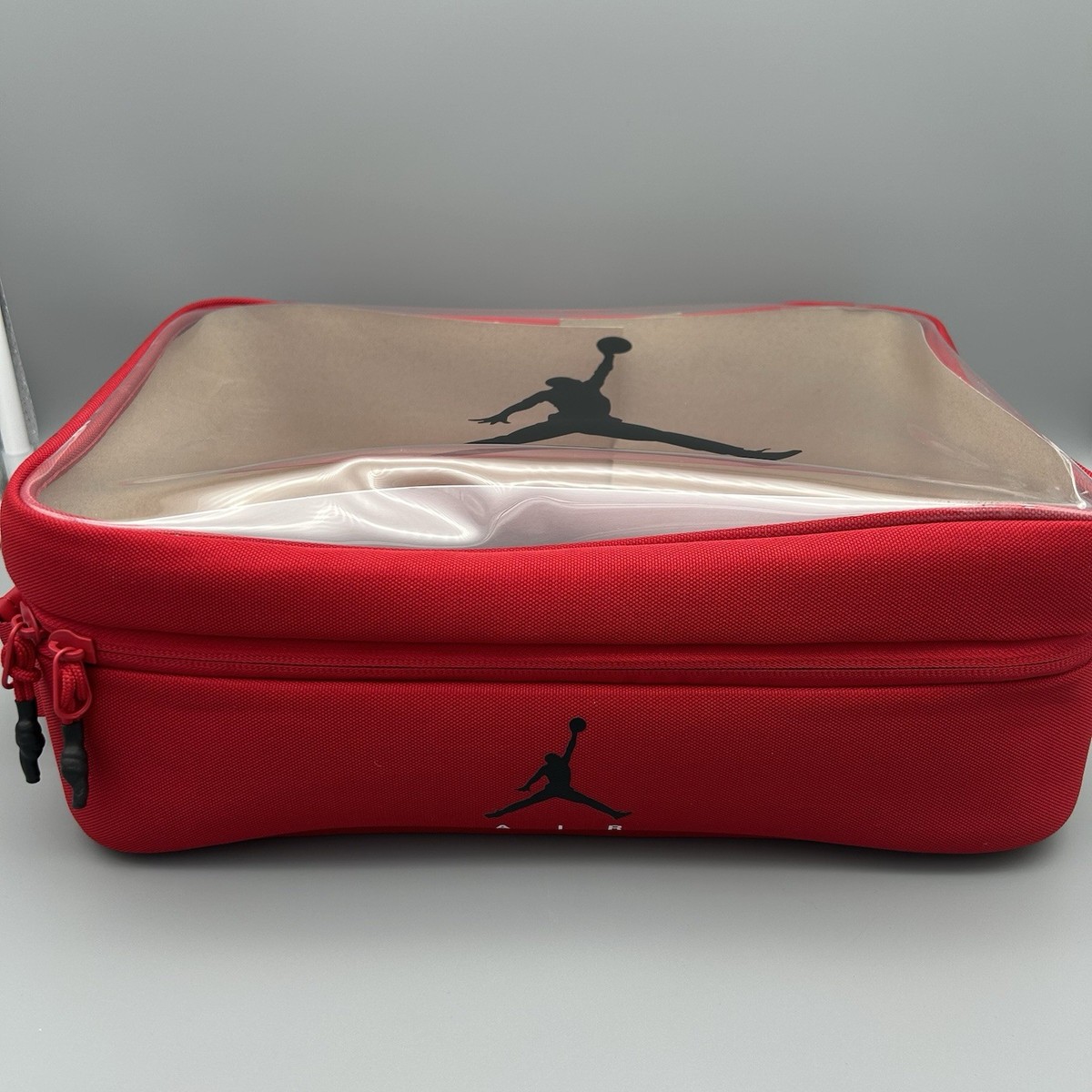 Jordan Jumpman Travel Shoe Bag Gym Red Clear - Size Large (9A0776