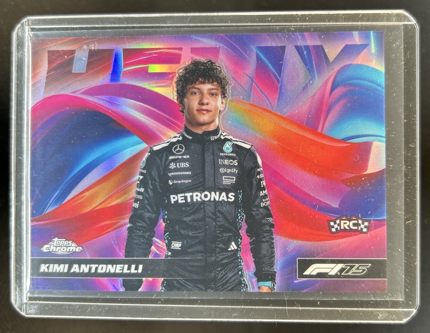 2025 Topps Chrome F1 Kimi Antonelli Helix Rookie RC #HLX-8