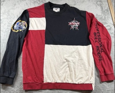 Wrangler PBR Professional Bull Riding Shirt Long Sleeve Pullover XL