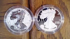 2012-S American Silver Eagle Two Coin Proof Set Coins Only In Capsules (001)