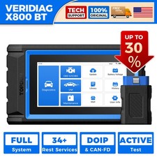 2026 Topdon Veridiag X800bt Bidirectional Scan Tool 34 Resets All System Can-fd