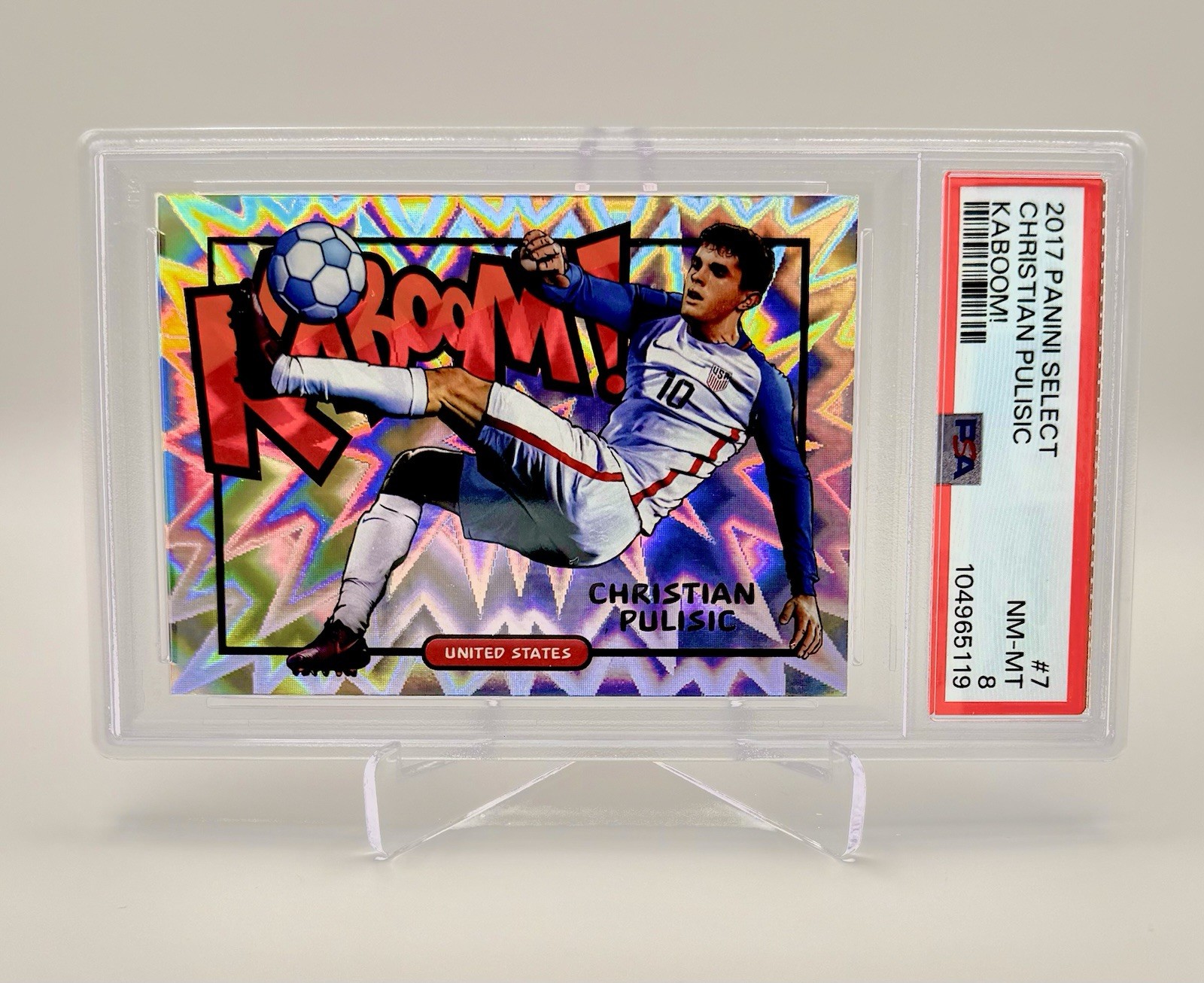 2017-18 Panini Select - Kaboom! Christian Pulisic #7