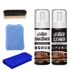 JAOJAO Leather Furniture Cleaner and Conditioner, Leather Care Kit with Towel...