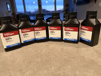 #ad 2 Cycle Semi Synthetic Engine Oil 2.6 Oz Makes 1 Gallon 50:1 amp; 40:1 Ratio. X6 $10.00