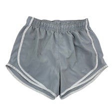 Nike Women's Activewear Gray Jogging Shorts Size XS Elastic Waist/Drawstring