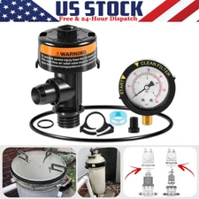 For Pentair 98209800 Air Relief Manual Valve Assembly Kit with Pressure Guage