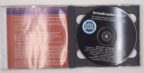 KGSR 107.1 Radio Austin Broadcasts Volume 7 CD Texas Willie Nelson 1999 Rare - Picture 4 of 6